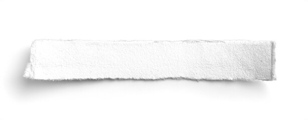 White Deckled Edge Landscape Paper Strip 4