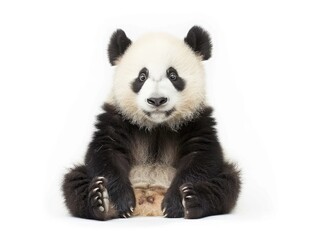 Fototapeta premium giant panda 18 months old