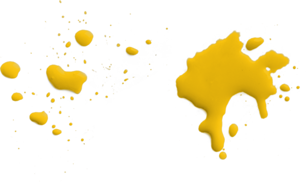 Yellow Paint Splash 3