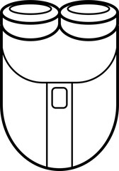 Shaver illustration outline vector