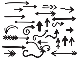 Arrow icon set. arrow icon on isolated background.	