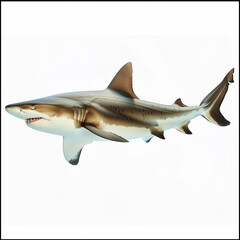 Obraz premium Animal Portrait: Bull Shark, Realistic Photography