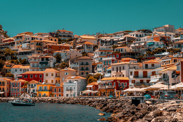 Parga, a beautiful greek city along the Ionic Sea coast.