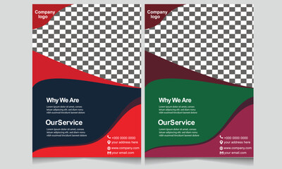 Fototapeta premium Corporate Flyer business design template 