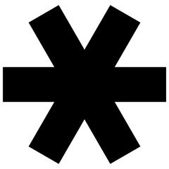 Minimalistic isolated  black snowflake or hashtag icon on a transparent background. Perfect for use in web design contexts.