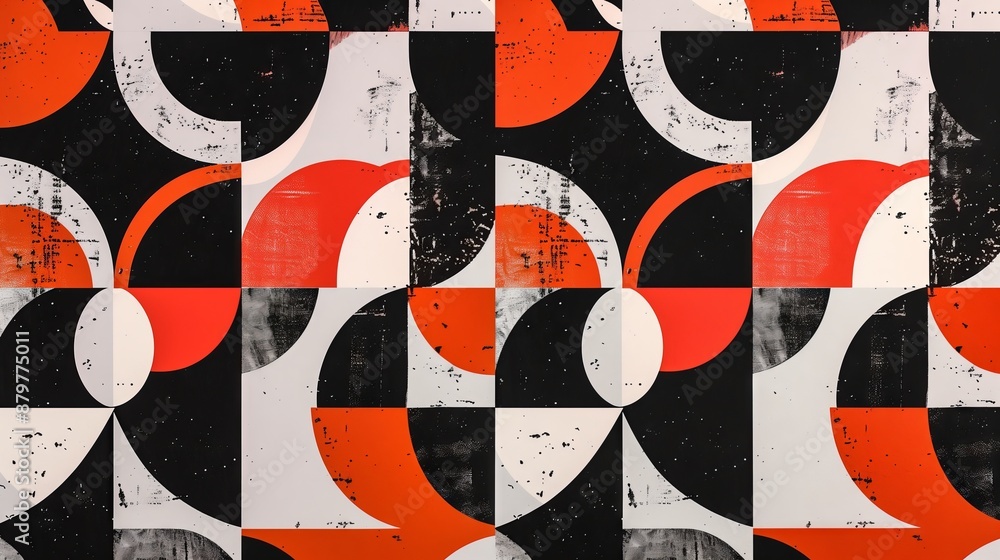 Poster modern graphic design patterns create a stylish, contemporary look with sleek lines and dynamic shap