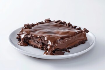 Double Chocolate Pudding with Delicious Ganache Drizzle