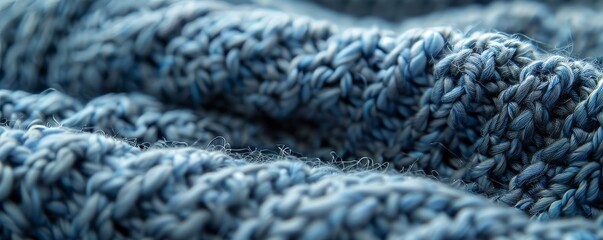 Knitted wool texture with detailed patterns, 4K hyperrealistic photo