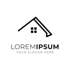 Real Estate logo design template vector illustration. Home logo