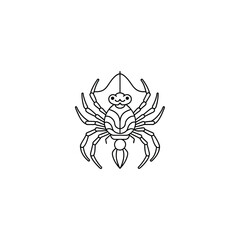 Fishing Spider learns icon vector