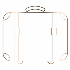  Travel bag design advertising banner.