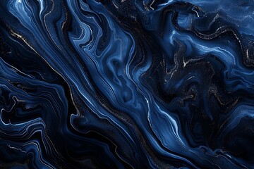 Obraz premium Bright Blue and Charcoal colour marble background.