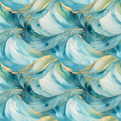 abstract blue background with waves