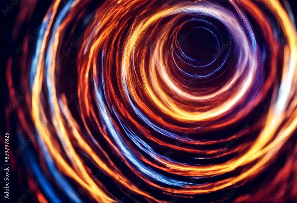 Poster multicolored abstract trails light background dynamic trail technology glow movement artificial futu