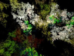 Imaginatory fractal abstract background Image