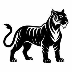 Tiger Black silhouette