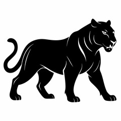 Tiger Black silhouette