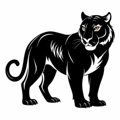 Tiger Black silhouette