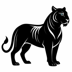 Tiger Black silhouette