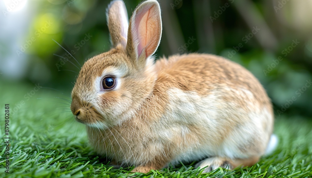 Canvas Prints rabbit in the grass