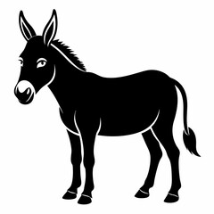Donkey Black silhouette