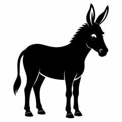 Donkey Black silhouette