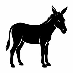 Donkey Black silhouette