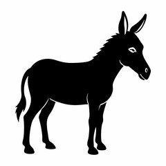 Donkey Black silhouette