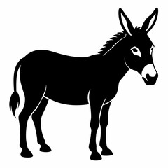 Donkey Black silhouette
