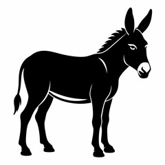 Donkey Black silhouette
