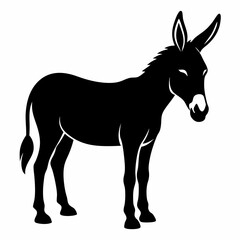 Donkey Black silhouette