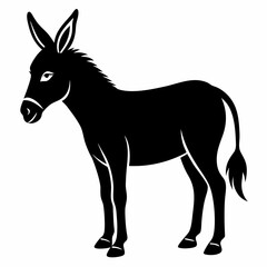 Donkey Black silhouette