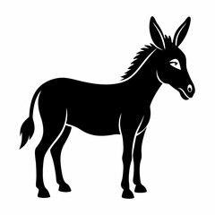 Donkey Black silhouette