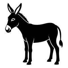 Donkey Black silhouette
