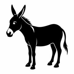 Donkey Black silhouette