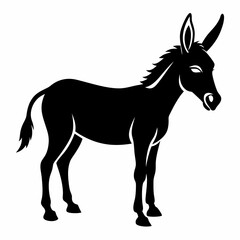 Donkey Black silhouette