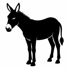 Donkey Black silhouette