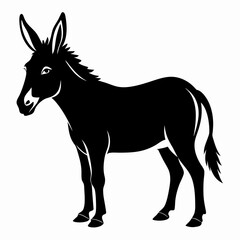 Donkey Black silhouette