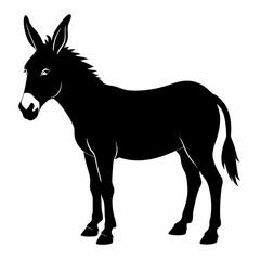 Donkey Black silhouette
