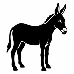 Donkey Black silhouette