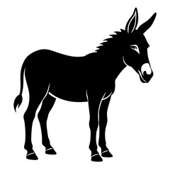 Donkey Black silhouette