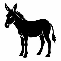 Donkey Black silhouette