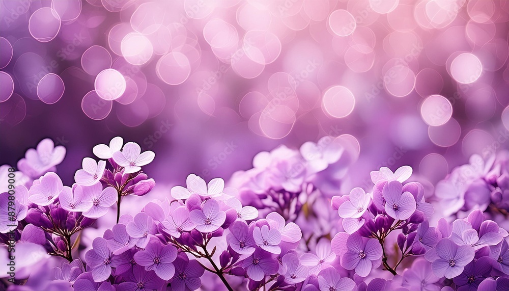 Poster bokeh purple lilac gradient background