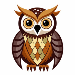 owl vector and illustration