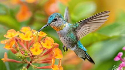 Hummingbird in Flight
