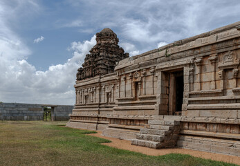 Hindu temple Sri Chandrashekhara Gudi in Hampi. India.