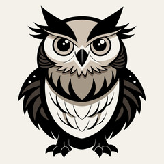 owl vector and illustration