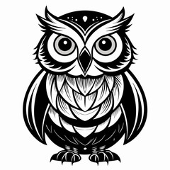 owl vector and illustration