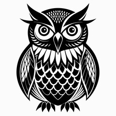 owl vector and illustration