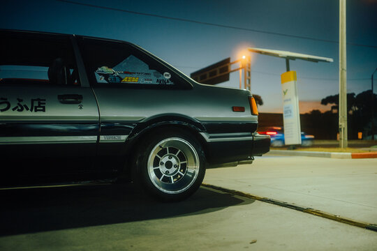 JDM Car Meet. Toyota AE86 Sprinter Trueno. Montevideo, Uruguay 2023